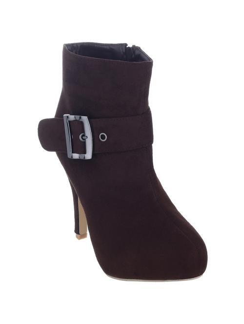 brown suede ankle boot - 12359456 - Very Small Image - 1