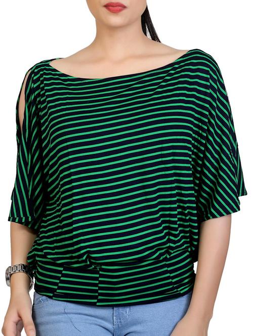 green viscose top - 12361112 - Very Small Image - 1