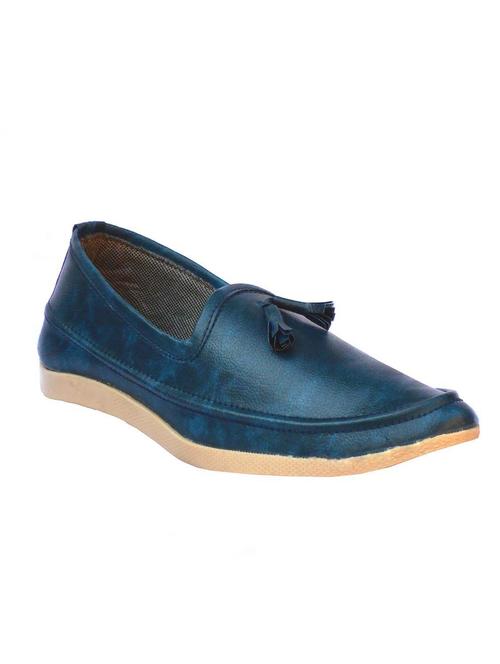 blue synthetic slip on loafers - 12363558 - Very Small Image - 1