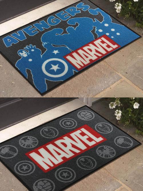 marvel- athom trendz-marvel avengers - small doormat- 40x60 set of 2 door mats - 12369951 - Very Small Image - 1