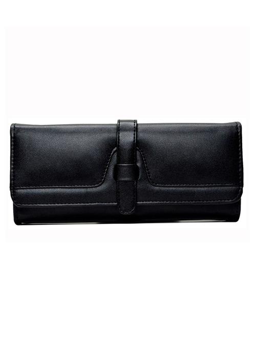 black leatherette clutch - 12372357 - Very Small Image - 1