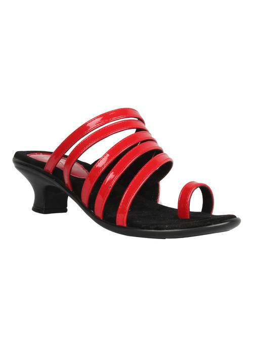 red one toe sandal - 12372851 - Very Small Image - 1