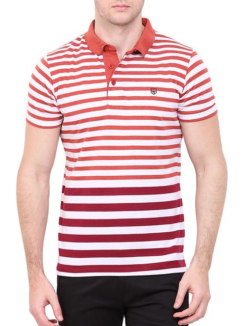 multicoloured striped cotton t-shirt - 12375173 - Very Small Image - 1