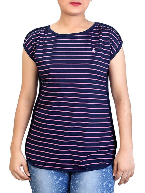 blue hosery top - 12376269 - Very Small Image - 1