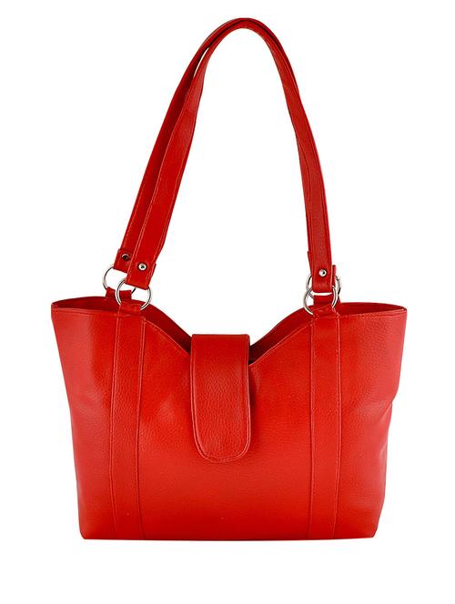 red leatherette handbag - 12379194 - Very Small Image - 1