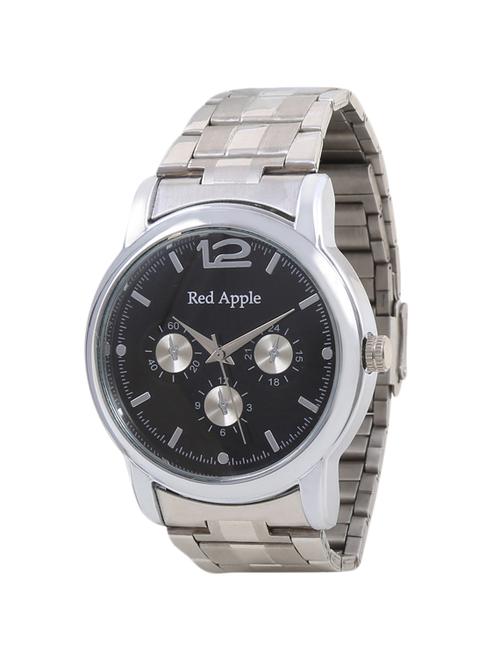 red apple stainless steel analog watch - 12383388 - Very Small Image - 1
