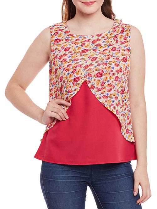floral cross-over top - 12383402 - Very Small Image - 1