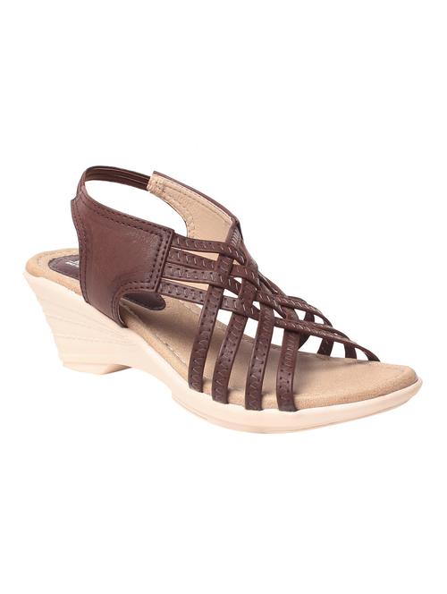 brown synthetic sandal - 12391933 - Very Small Image - 1