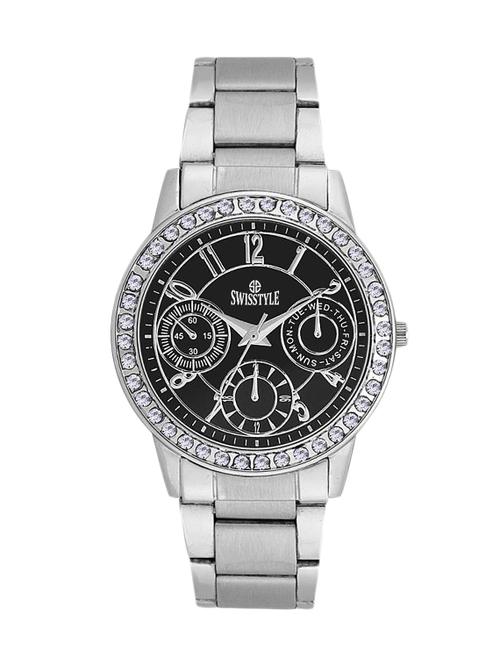 swisstyle black color dial watch for women - 12392188 - Very Small Image - 1