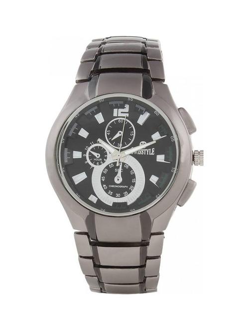 swisstyle black color dial watch for men - 12392201 - Very Small Image - 1