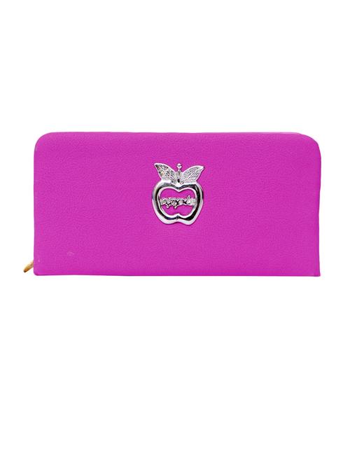 purple rexene textured clutch - 12393837 - Very Small Image - 1