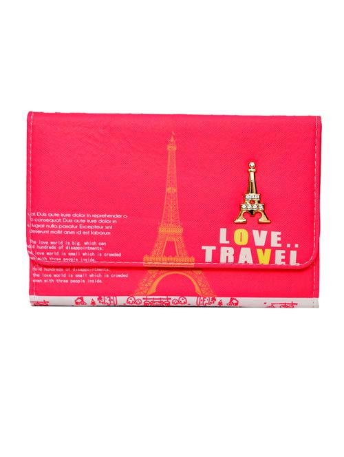 pink rexene printed clutch cum sling - 12394714 - Very Small Image - 1