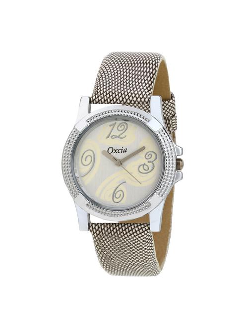 oxcia stylist white analog watch - 12395464 - Very Small Image - 1