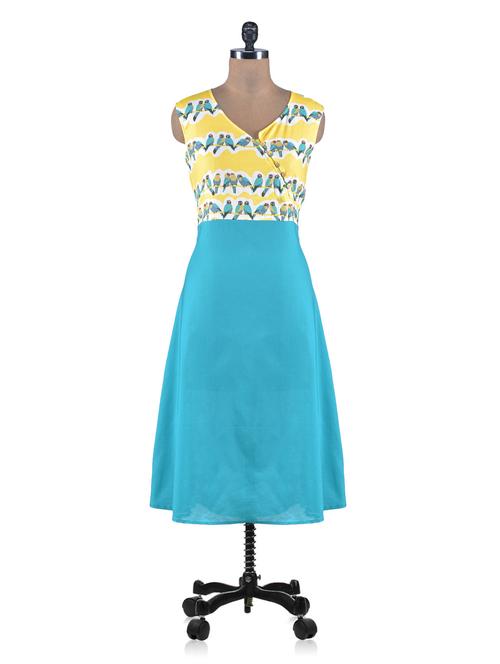 multicolored printed cotton dress - 1239629 - Very Small Image - 1