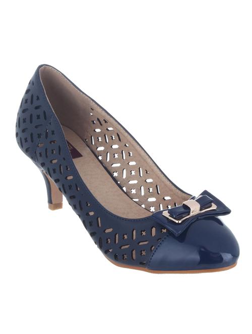 blue synthetic cut work pump - 12398048 - Very Small Image - 1