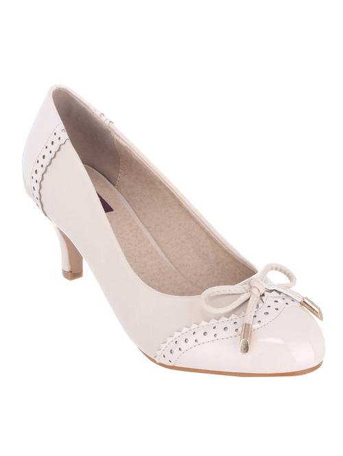 beige synthetic pump - 12398049 - Very Small Image - 1