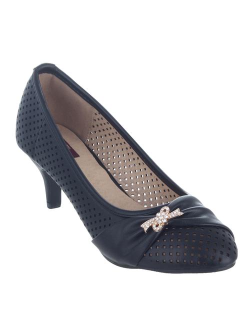black synthetic cut work pump - 12398058 - Very Small Image - 1