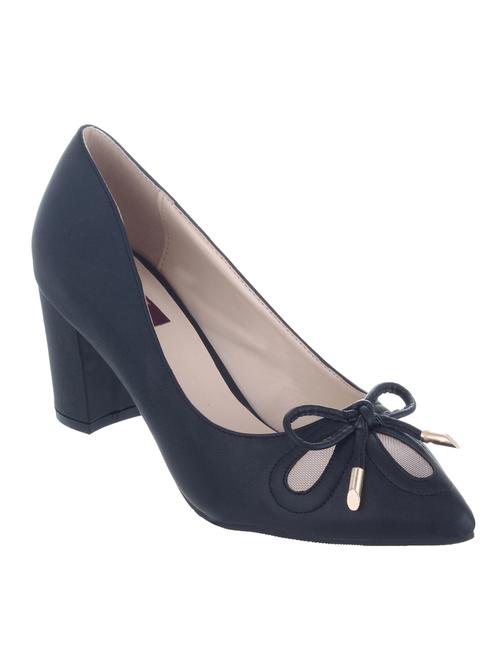 black synthetic pump - 12398078 - Very Small Image - 1