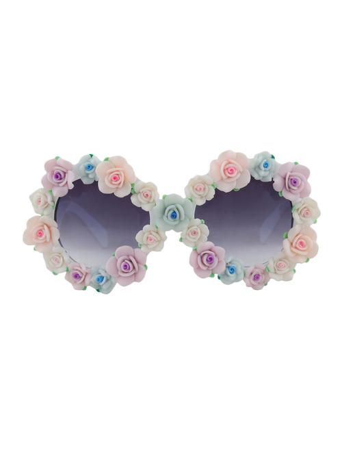beach look full floral frame with ombre glasses - 12399199 - Very Small Image - 1