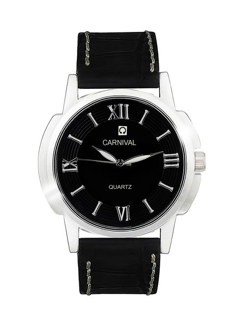 carnival analog leather watch for men-c0013l02 - 12399846 - Very Small Image - 1