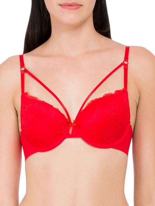 red nylon cage bra - 12399936 - Very Small Image - 1