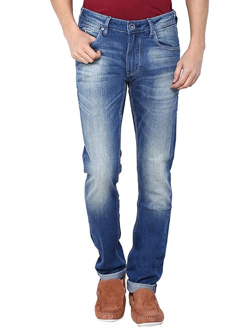 blue cotton jeans - 12400336 - Very Small Image - 1