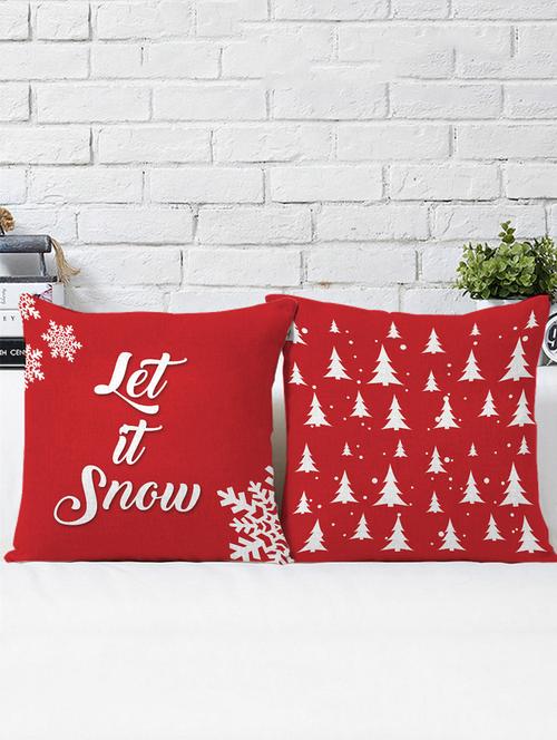 let it snow cushions pair - 12402945 - Very Small Image - 1