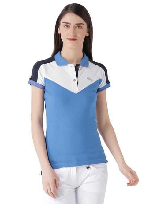 blue cotton tee - 12402989 - Very Small Image - 1