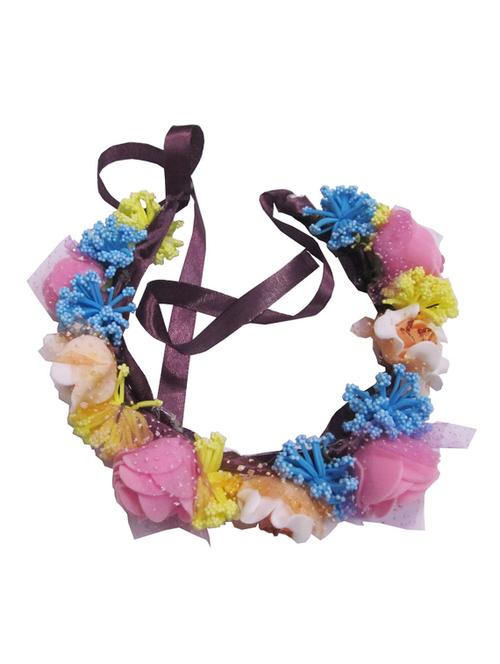 colorful floral tiara - 12406279 - Very Small Image - 1
