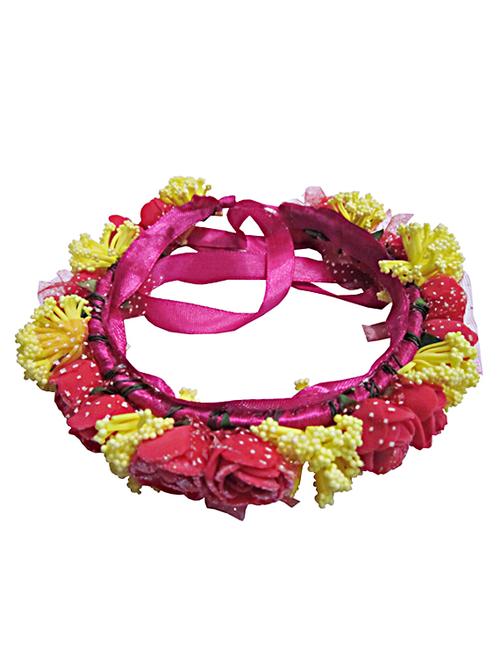 multicolored floral tiara - 12406299 - Very Small Image - 1