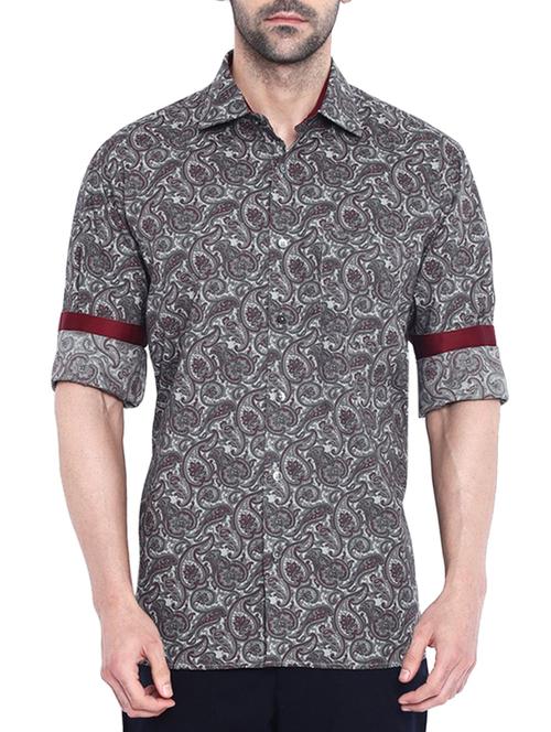 red cotton casual shirt - 12406683 - Very Small Image - 1