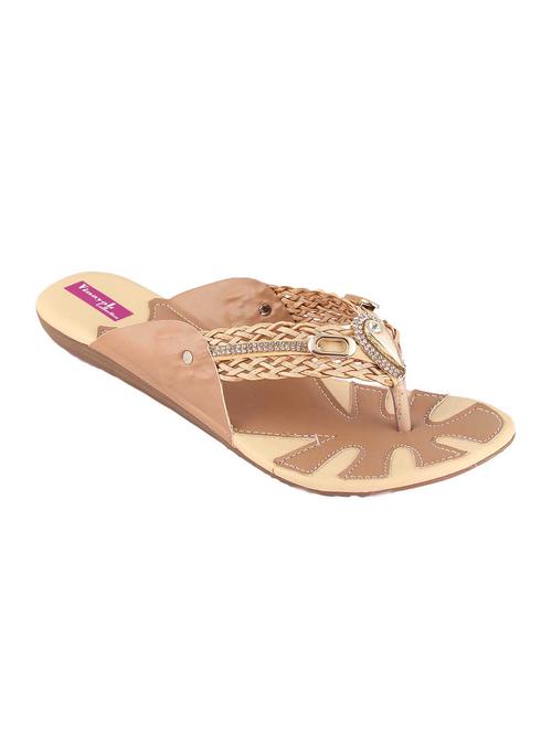 beige pu toe separator kolhapuris - 12407604 - Very Small Image - 1