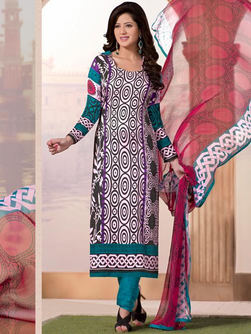 multicolored wool blend straight unstitched suit - 12407725 - Very Small Image - 1