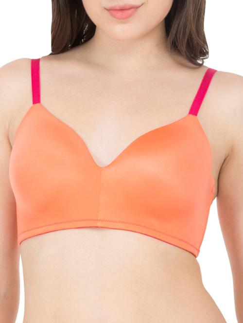orange nylon tshirt bra - 12409815 - Very Small Image - 1