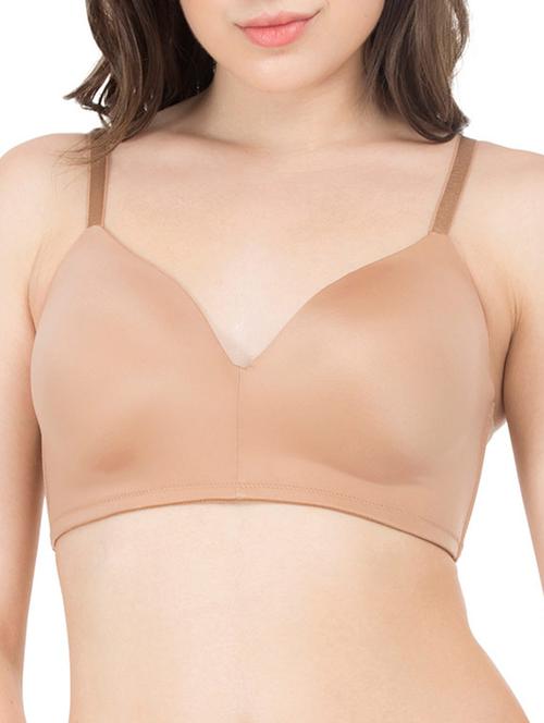 brown nylon tshirt bra - 12409816 - Very Small Image - 1