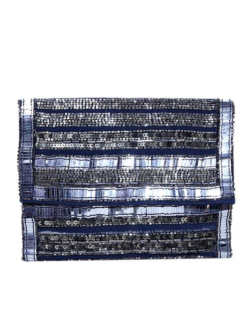 multi colored cotton embellished clutch - 12410068 - Very Small Image - 1