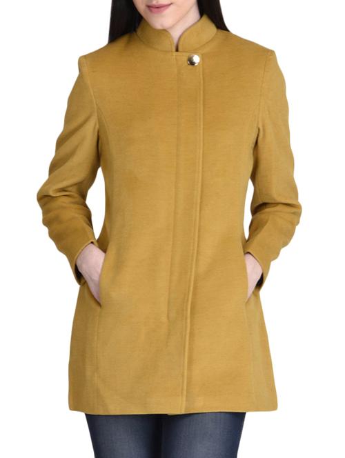 solid golden fleece overcoat - 12411230 - Very Small Image - 1