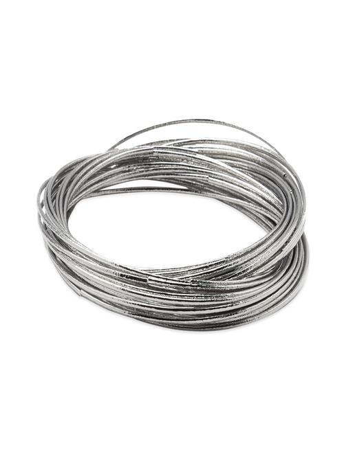 silver metal bangle - 12411248 - Very Small Image - 1