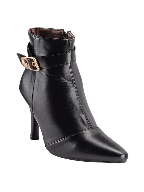 black leatherette boots - 12412355 - Very Small Image - 1