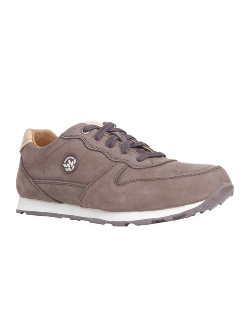 brown leather sport shoes - 12414418 - Very Small Image - 1