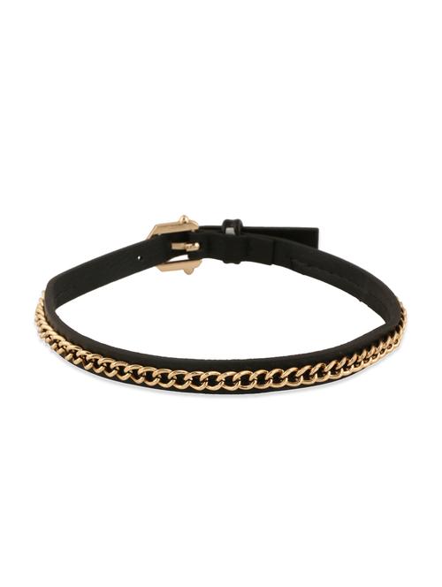 Gold Chain Trim Black Choker - 12414796 - Very Small Image - 1