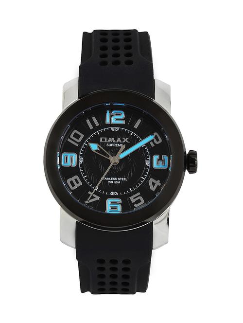 omax black color dial watch for men -ss342 - 12416435 - Very Small Image - 1