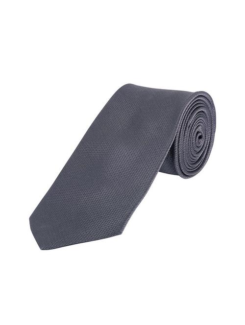 grey polyester tie - 12418953 - Very Small Image - 1
