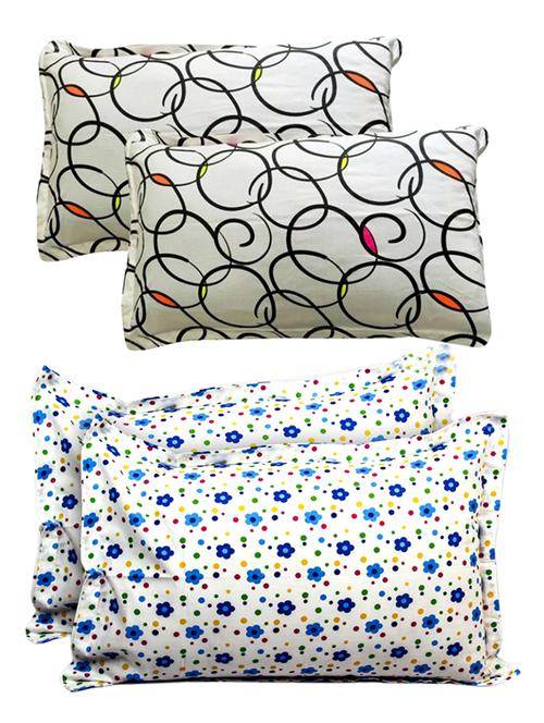 always plus set of 4 cotton multicolor pillow cover/pillow protector - 12420089 - Very Small Image - 1