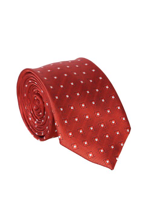 orange polyester woven tie - 12421524 - Very Small Image - 1