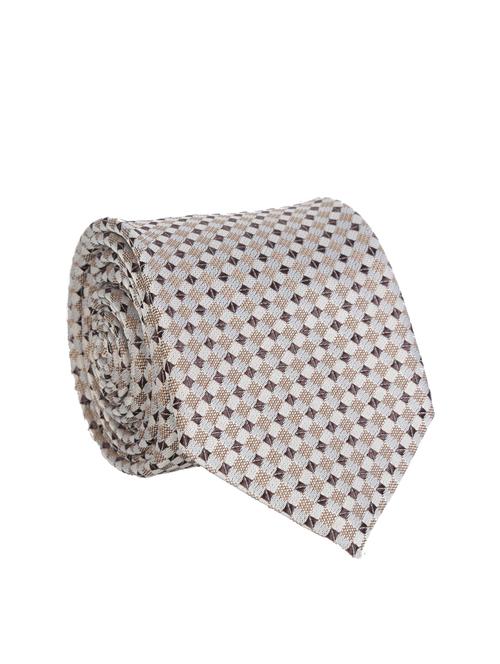 white polyester woven tie - 12421529 - Very Small Image - 1