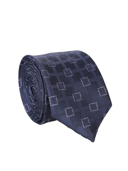 blue polyester woven tie - 12421537 - Very Small Image - 1