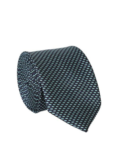 green polyester woven tie - 12421552 - Very Small Image - 1