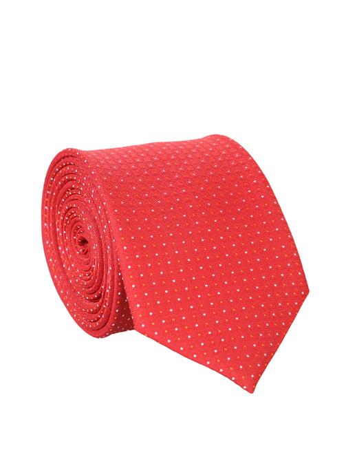 orange polyester woven tie - 12421568 - Very Small Image - 1