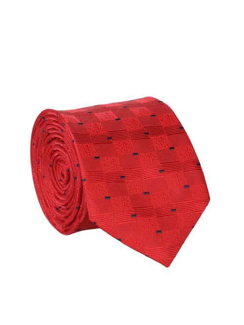 orange polyester woven tie - 12421584 - Very Small Image - 1